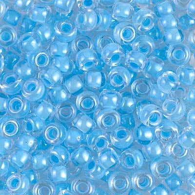 Miyuki 6 Round Seed Bead, Luminous Ocean Blue, 6-4300, 10 grams
