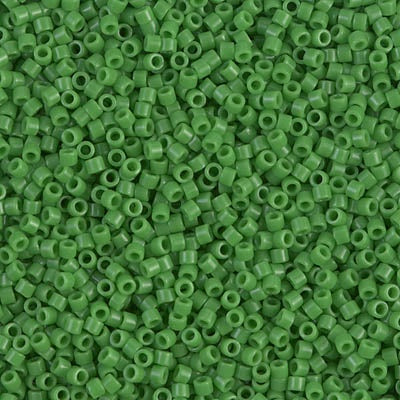 Miyuki Delica Bead 11/0, DB0724, Opaque Green, 50 grams