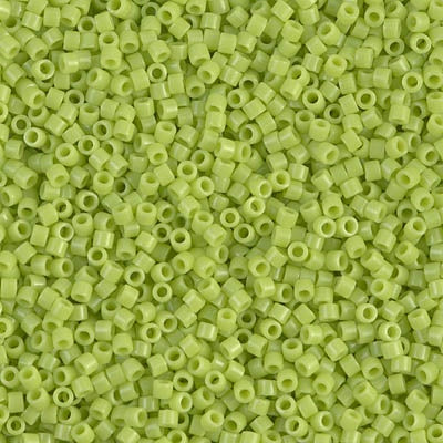 Miyuki Delica Bead 11/0, DB0733, Opaque Chartreuse, 50 grams