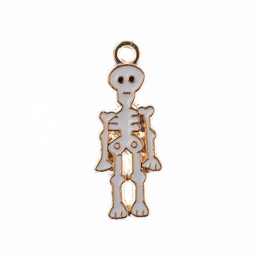 Sweet & Petite Halloween Charms, 26x10mm Skeleton, 10pcs