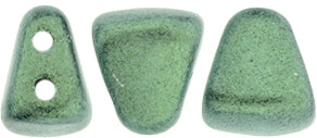 Nib-Bit Beads, Metallic Suede Lt Green, 8 grams