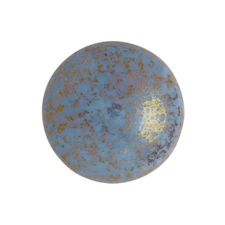 Cabochans Par Puca®, CAB18-6302-15496, Opaque Aqua Bronze