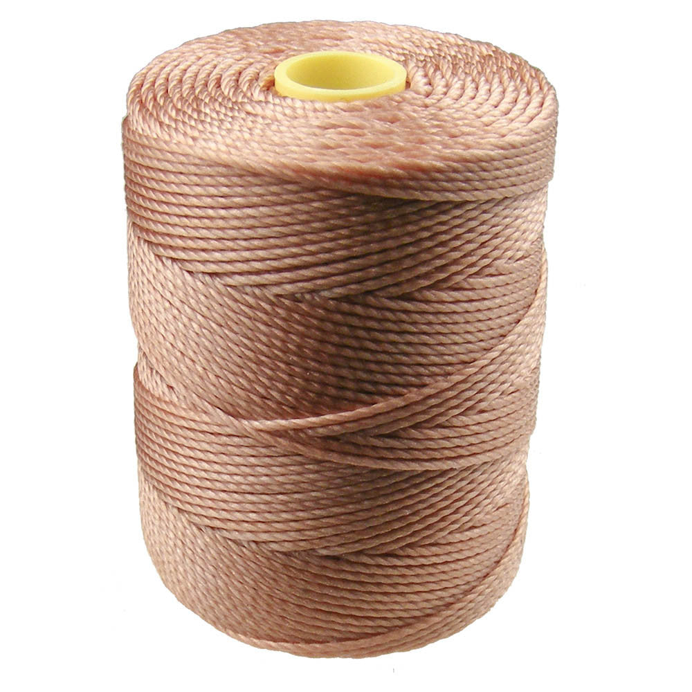 C-LON Bead Cord, Ginger - 0.5mm, 92 Yard Spool - Barrel of Beads