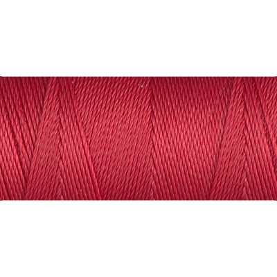 C-Lon Micro Bead Cord (Tex 70), Shanghai Red, 0.12mm, 100 Yard Spool