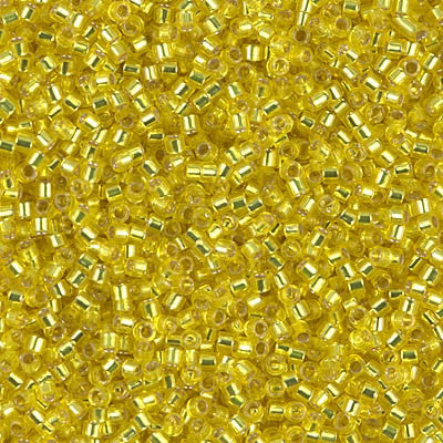 Miyuki Delica Bead 11/0 - DB0145 - Silver Lined Yellow - Barrel of Beads