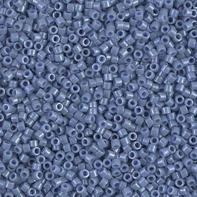 Miyuki Delica Bead 11/0 - DB0266 - Opaque Denim Blue Luster - Barrel of Beads