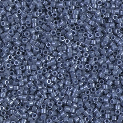Miyuki Delica Bead 11/0 - DB0267 - Opaque Blueberry Luster - Barrel of Beads