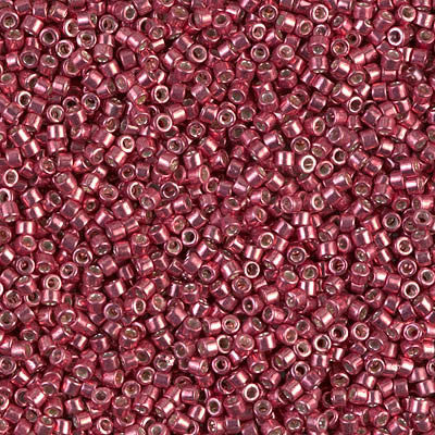Miyuki Delica Bead 11/0 - DB0428 - Galvanized Light Cranberry - Barrel of Beads
