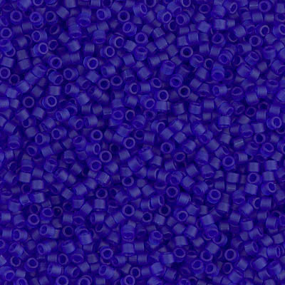 Miyuki Delica Bead 11/0 - DB0748 - Matte Transparent Cobalt - Barrel of Beads