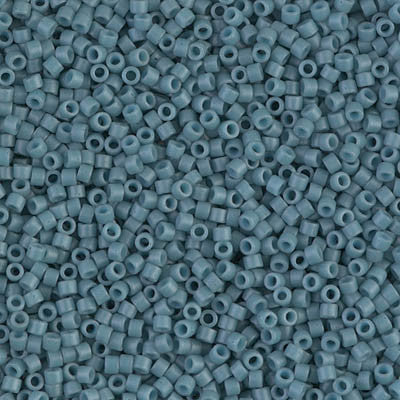 Miyuki Delica Bead 11/0 - DB0792 - Dyed Semi-Frosted Opaque Shale - Barrel of Beads