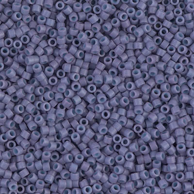 Miyuki Delica Bead 11/0 - DB0799 - Dyed Semi-Frosted Opaque Lavender - Barrel of Beads