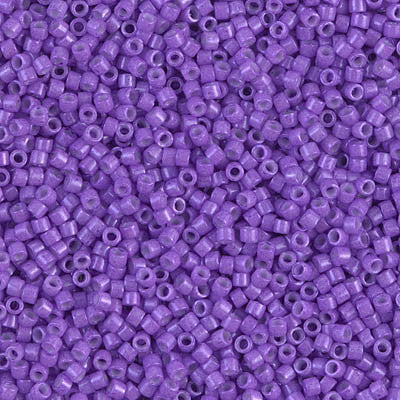 Miyuki Delica Bead 11/0 - DB1379 - Dyed Opaque Red Violet - Barrel of Beads