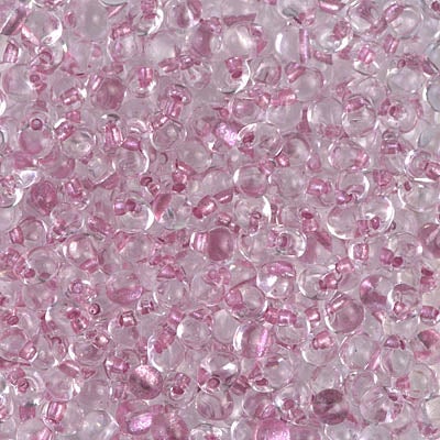 Miyuki 3.4mm Drop Bead, Sparkling Antique Rose Lined Crystal, 5 grams