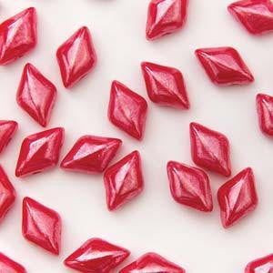 Coral Red Luster  Miyuki Delica 11/0 seed bead
