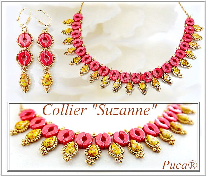 Suzanne Necklace & Earrings - pattern