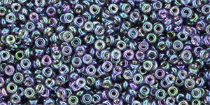 Toho Demi Round 11/0 Seed Bead, Gold-Lustered Hydrangea, TN-11-206 - Barrel of Beads