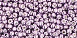Toho 11/0 Round Japanese Seed Bead, TR11-554, Galvanized Lavender - Barrel of Beads