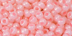 Toho 8/0 Round Japanese Seed Bead, TR8-145, Ceylon Innocent Pink, 17 grams