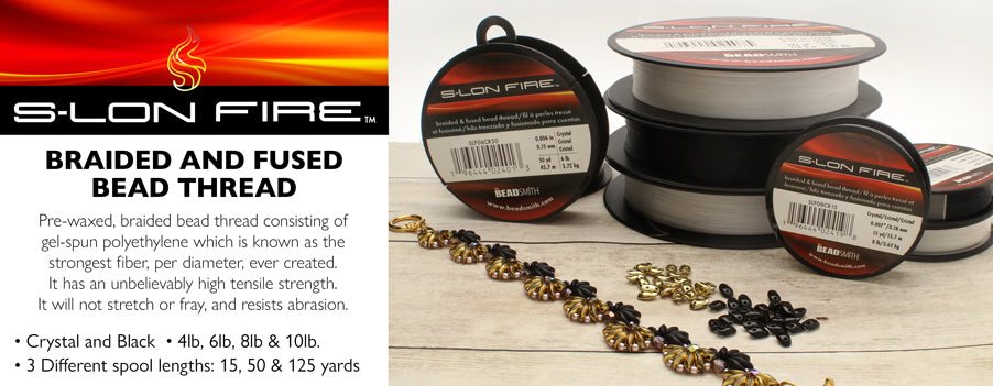 S-Lon Fire Beading Thread