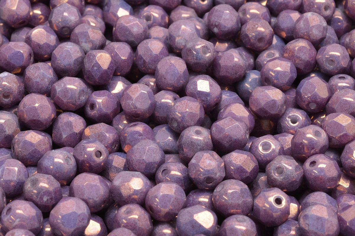 Czech Fire-Polished Glass Beads