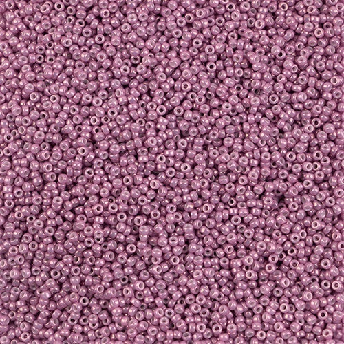 Miyuki 11 Round Seed Bead, 11-1867, Opaque Dark Orchid Luster, 13 grams