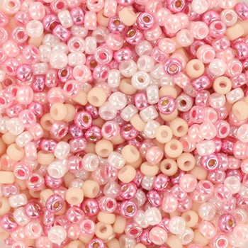 Miyuki 11 Round Seed Bead, Mix - Cotton Candy2, 22 grams