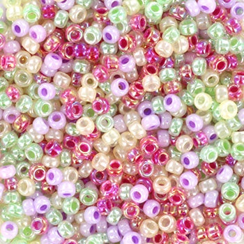 flower seed beads Miyuki 11 Round Seed Bead, Mix