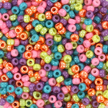 Miyuki 11 Round Seed Bead, Mix - Crazy Flower, 22 grams