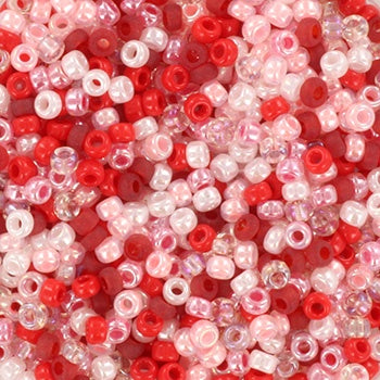 Miyuki 11 Round Seed Bead, Mix - Valentine, 22 grams