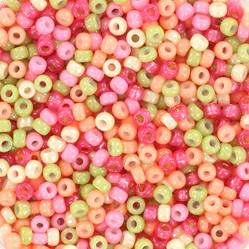 Miyuki 11 Round Seed Bead, Mix - Magic Flower2, 22 grams