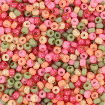 Miyuki 11 Round Seed Bead, Mix - Magic Flower, 22 grams