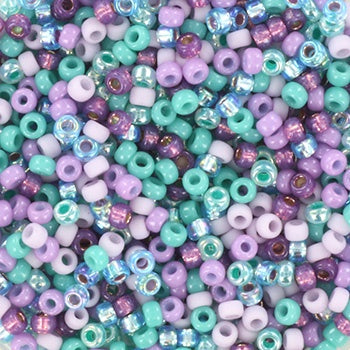 Miyuki 11 Round Seed Bead, Mix - Misty Lilac, 22 grams