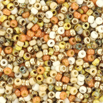 Miyuki 11 Round Seed Bead, Mix - Sand Dunes, 22 grams