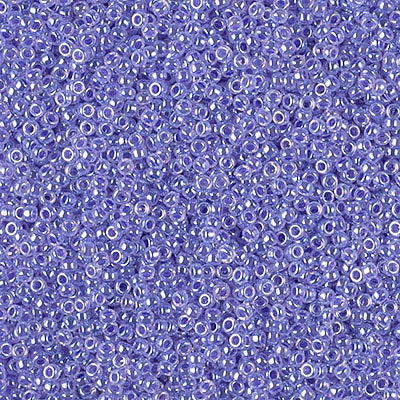 Miyuki 15/0 Round Seed Bead, 15-0538, Lilac Ceylon, 8 grams