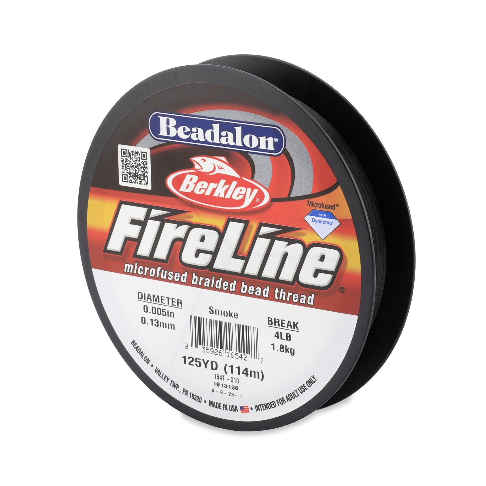 Fireline 4lb Smoke Grey 125 yards