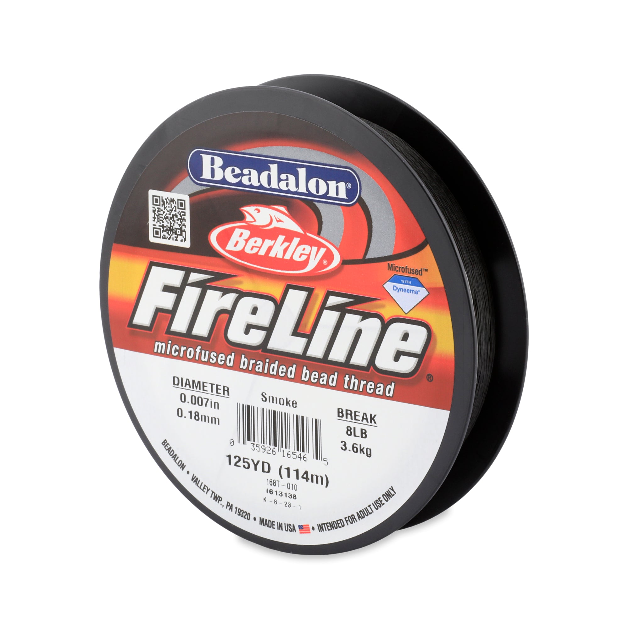 Fireline 8lb Smoke Grey 125 yards