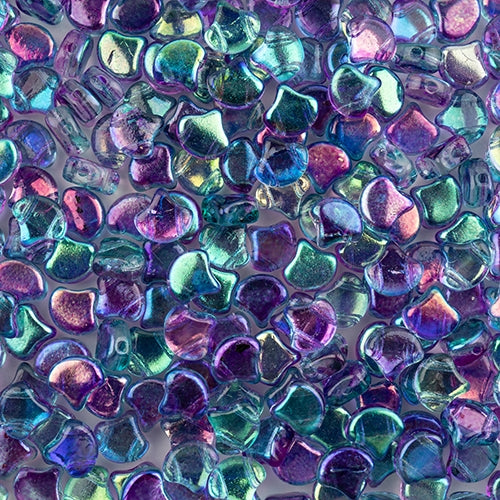 Ginko Beads, Crystal Summer Rainbow Light Blue, 8 grams