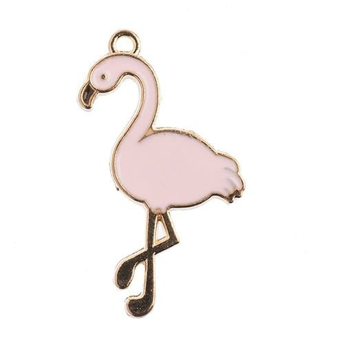 Sweet & Petite Charms, 35x6mm Flamingo Lt Pink 8 pieces