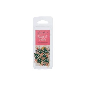 Sweet & Petite Charms, Christmas Tree 20x14.5mm, 8 pieces