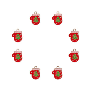 Sweet & Petite Charms, Gloves Tree 18.7x14.9mm, 8 pieces