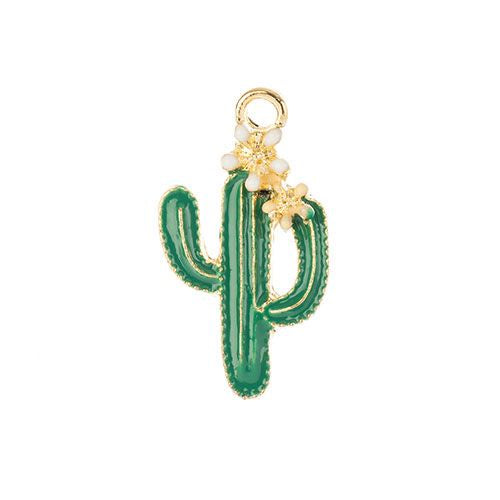 Sweet & Petite Charms, 21x11mm Cactus 6 pieces
