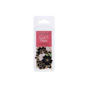 Sweet & Petite Charms, Black Bouquet 10 pieces, 2 pieces per style