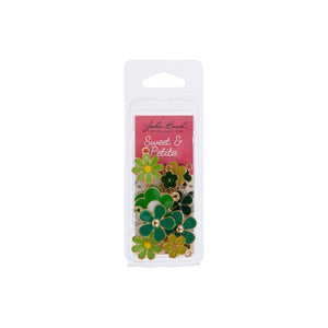Sweet & Petite Charms, Green Bouquet 14 pieces, 2 pieces per style