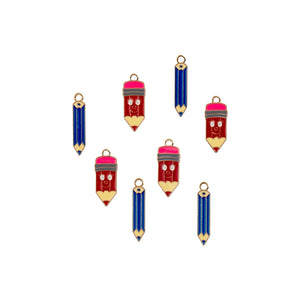 Sweet & Petite Charms, Pencil 8 pieces, 4 pieces per style