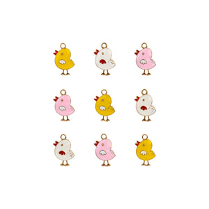 Sweet & Petite Charms, Little Chicks 9 pieces, 3 pieces per style