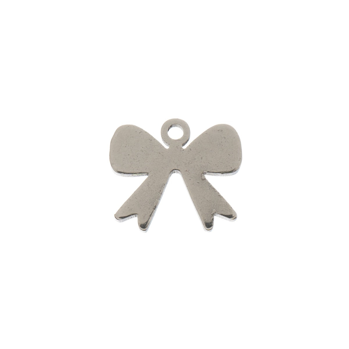 Sweet & Petite Charms, 9.1 x 10mm Bow Silver 10pcs