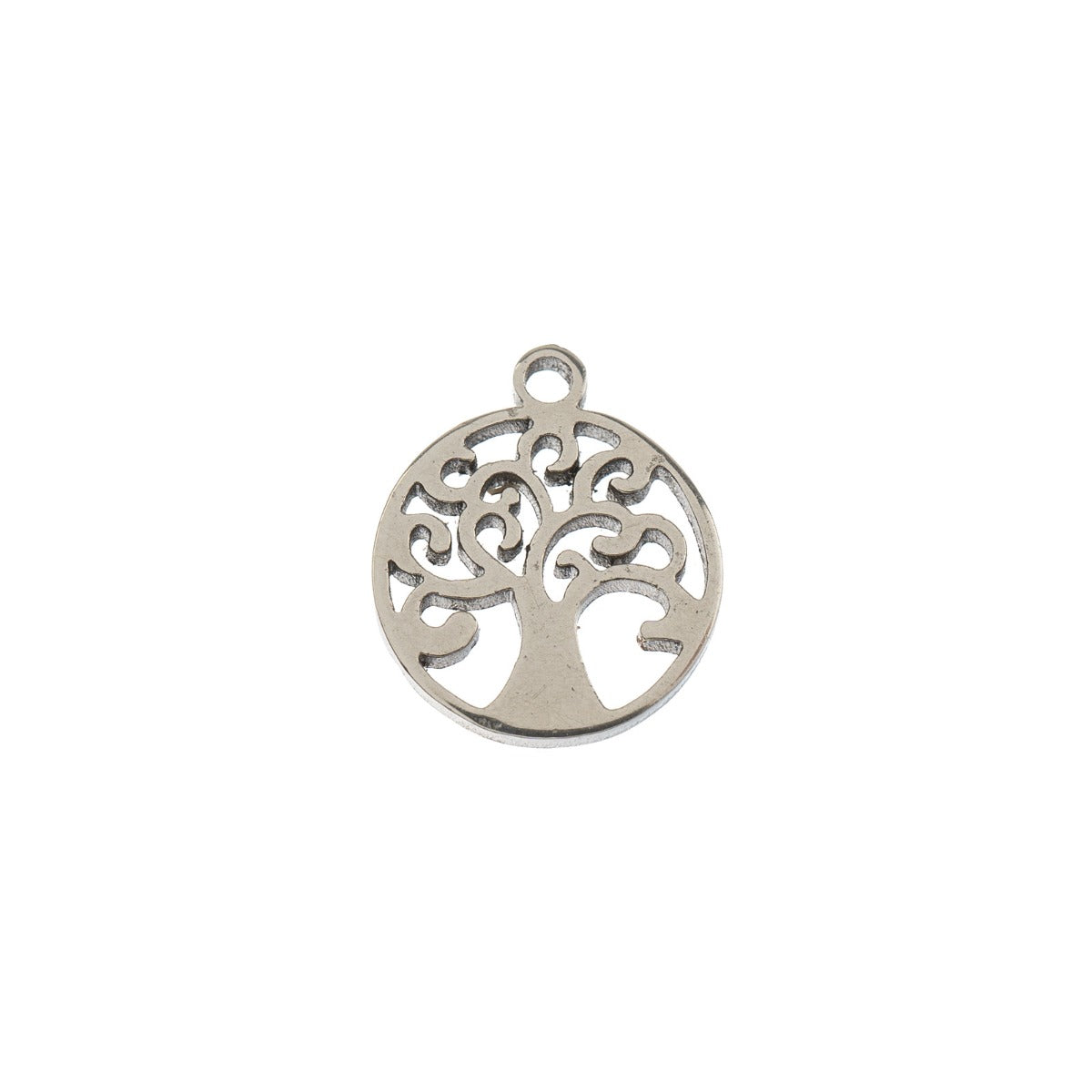 Sweet & Petite Charms, 8.2 x 9.7mm Tree of Life Silver 10pcs