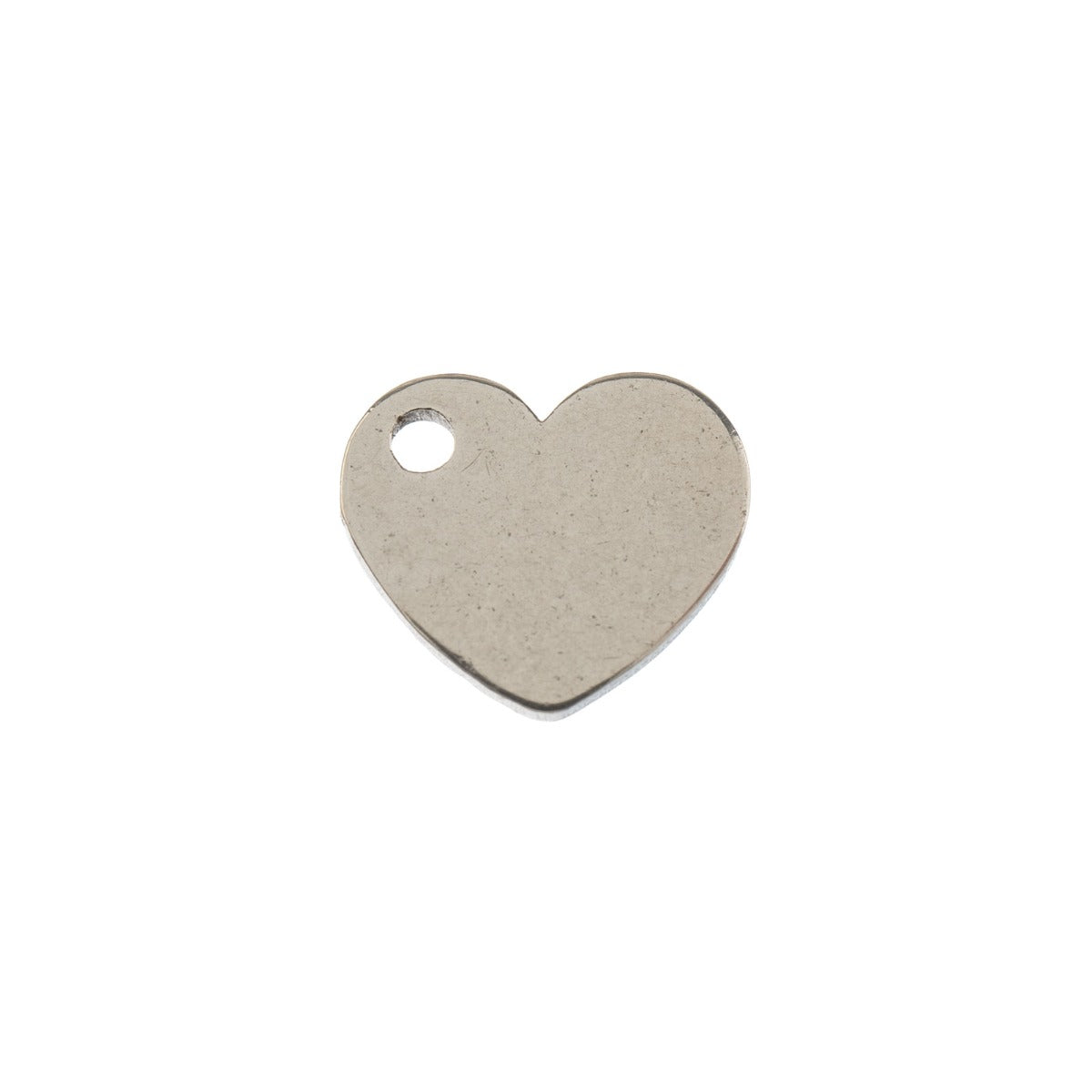 Sweet & Petite Charms, 9.0 x 9.1mm Heart Silver 10pcs