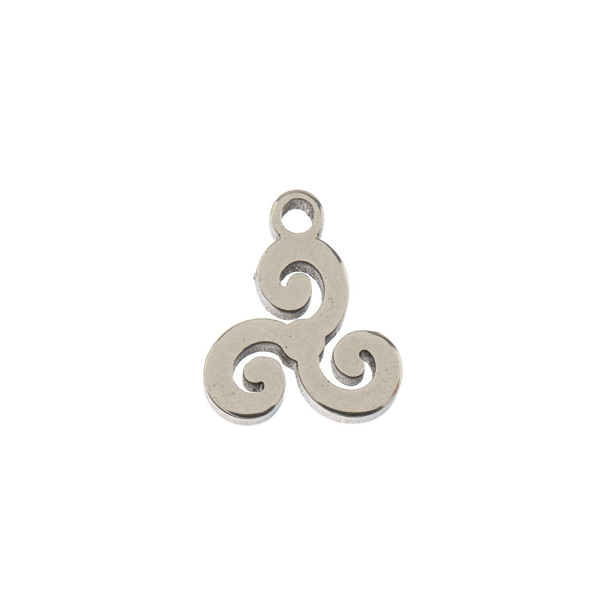 Sweet & Petite Charms, 9.8 x 8.7mm Pinwheel Silver 10pcs