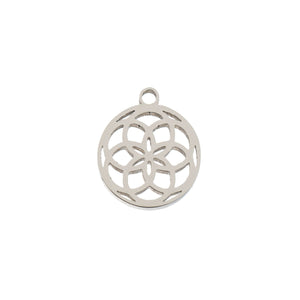 Sweet & Petite Charms, 9.1 x 10.5mm Dreamcatcher Silver 10pcs